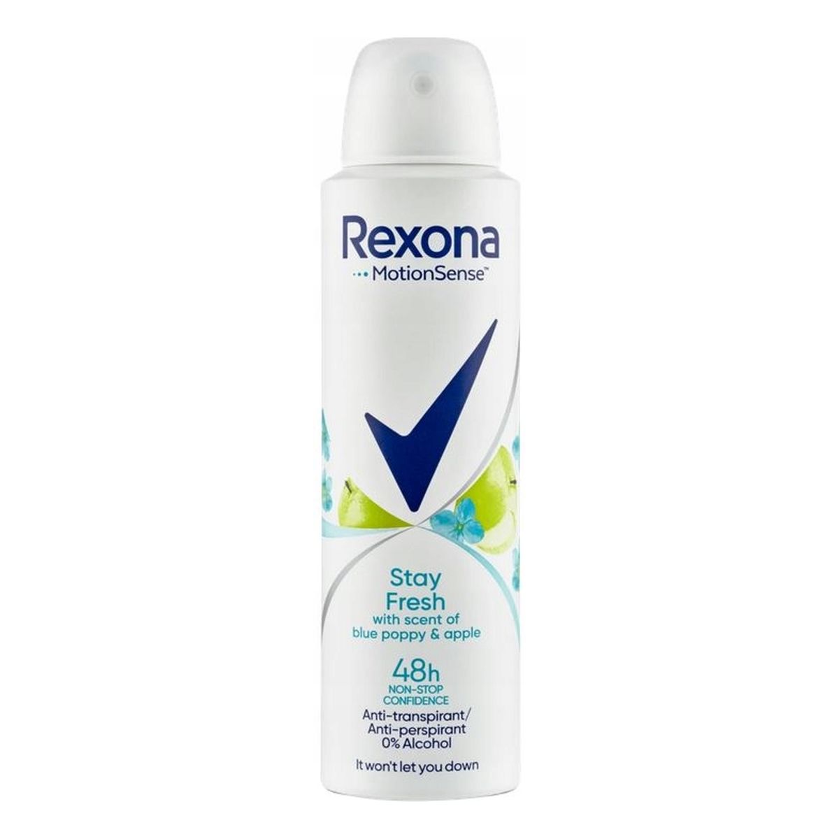Rexona Stay fresh anti-perspirant 48h antyperspirant spray blue poppy & apple 150ml