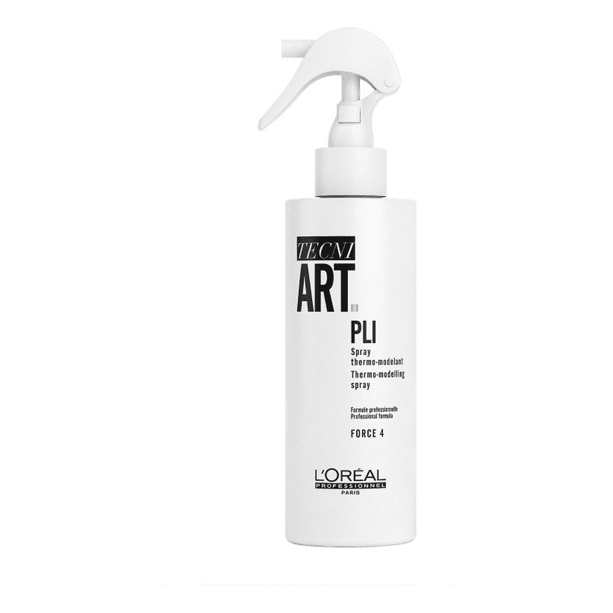 Loreal Tecni Art Pli termoutrwalający spray modelujący do włosów Force 4 190ml