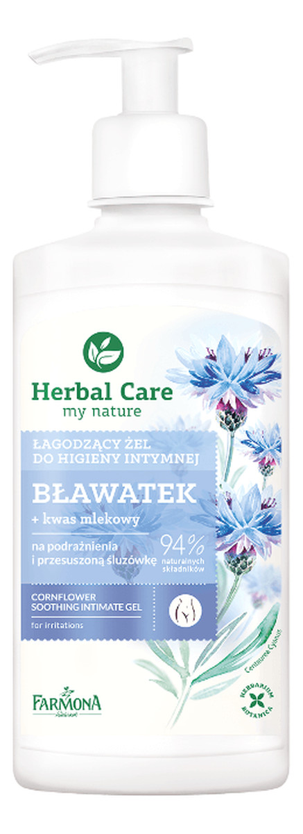 Żel do higieny intymnej łagodzący Bławatek