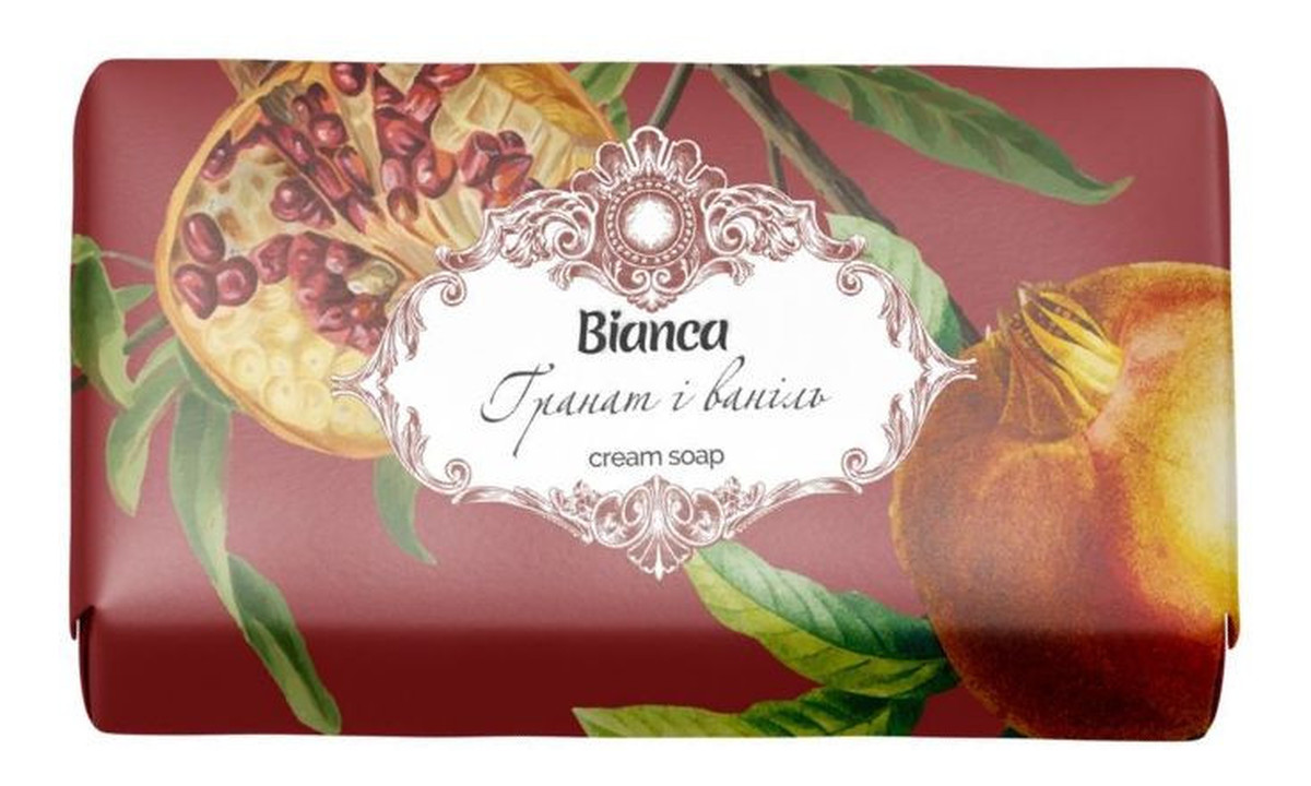 Mydło kremowe Granat i Wanilia