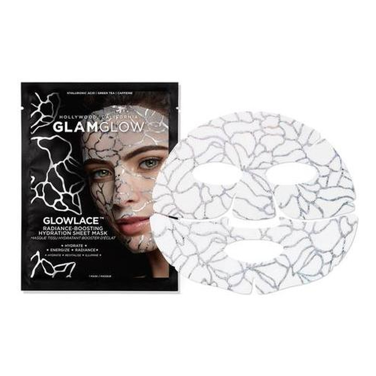 GlamGlow Sheet Mask Radiance Boosting Hydration nawilżajaca maska do twarzy w płachcie