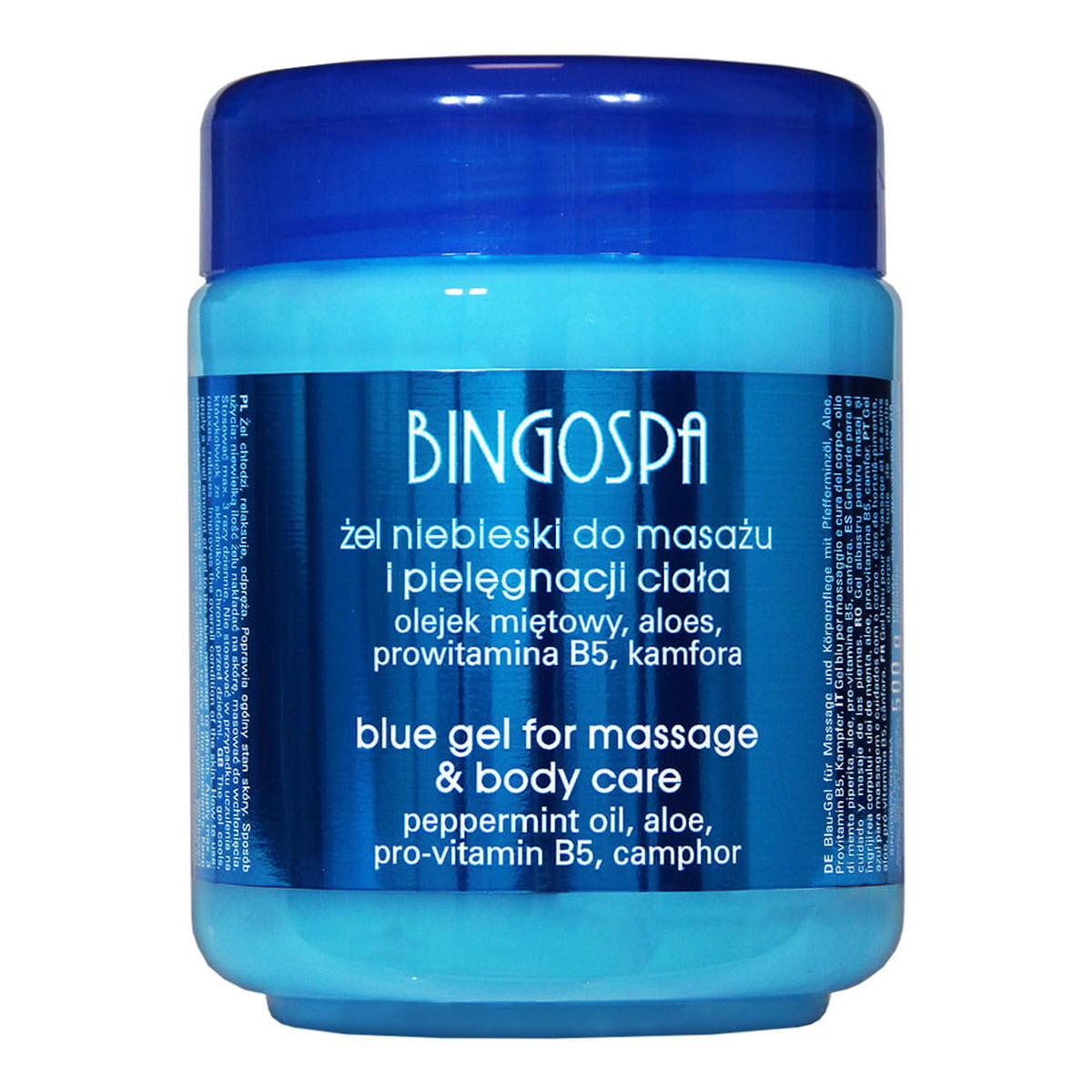 BINGOSPA Żel niebieski do masażu i pielęgnacji ciała 500g