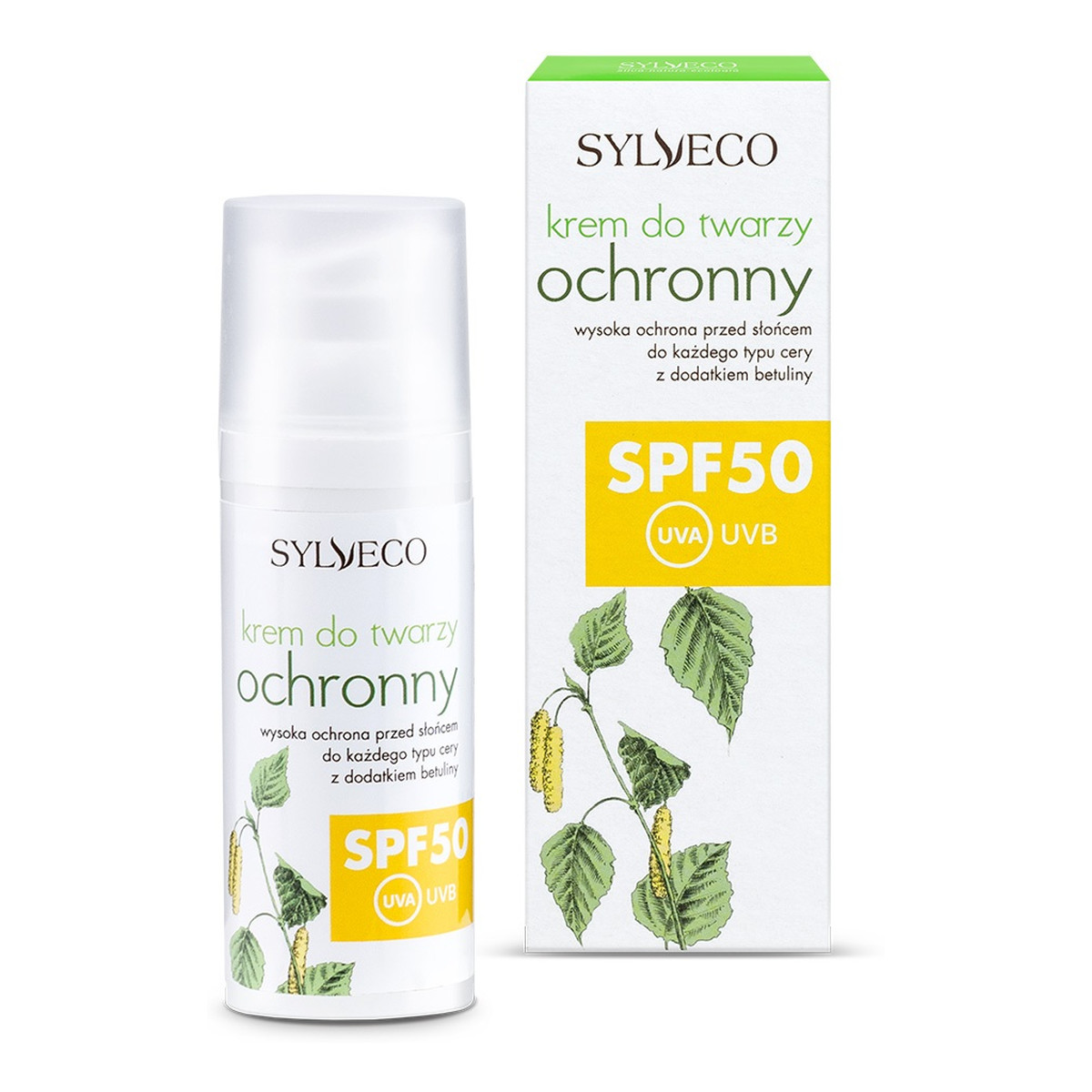 Sylveco Krem do twarzy ochronny SPF50 50ml