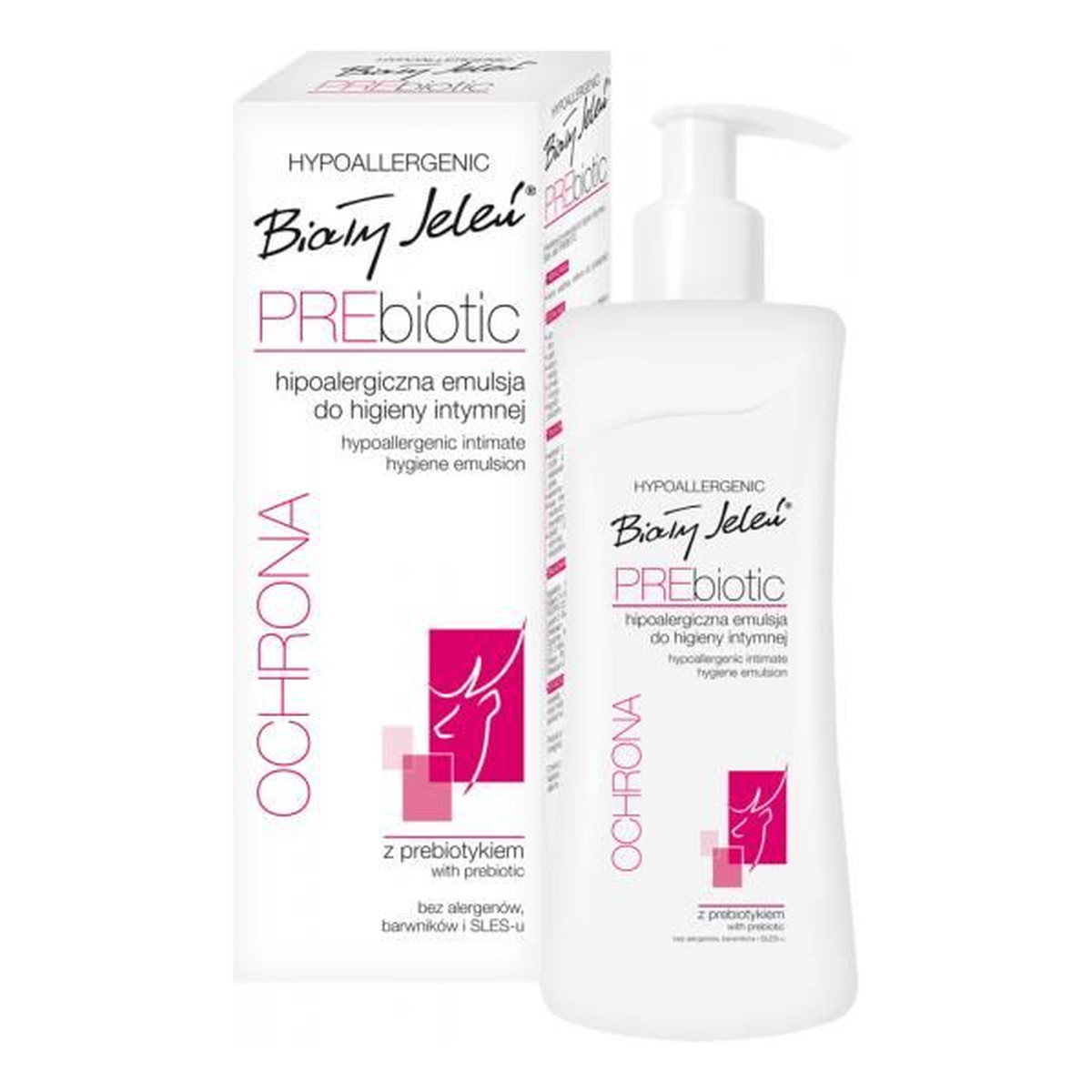 Biały Jeleń PREbiotic Hipoalergiczna Emulsja Do Higieny Intymnej 265ml