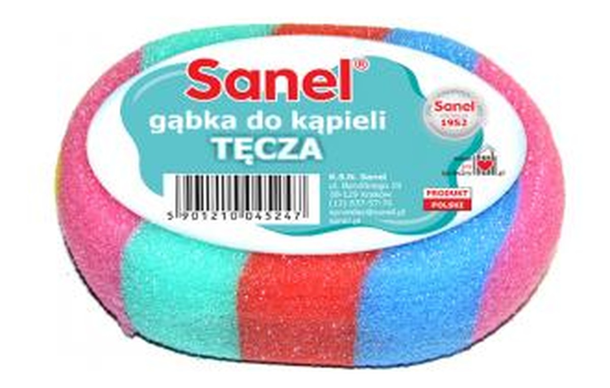GĄBKA DO KĄPIELI BEAUTY TĘCZA