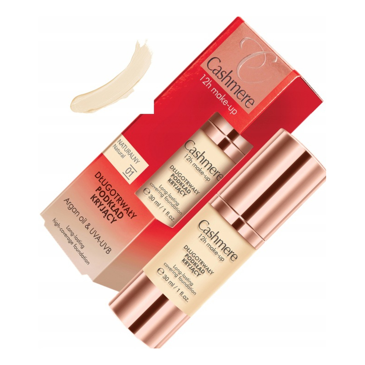 Cashmere 12H Make Up Długotrwały Podkład Kryjący 30ml