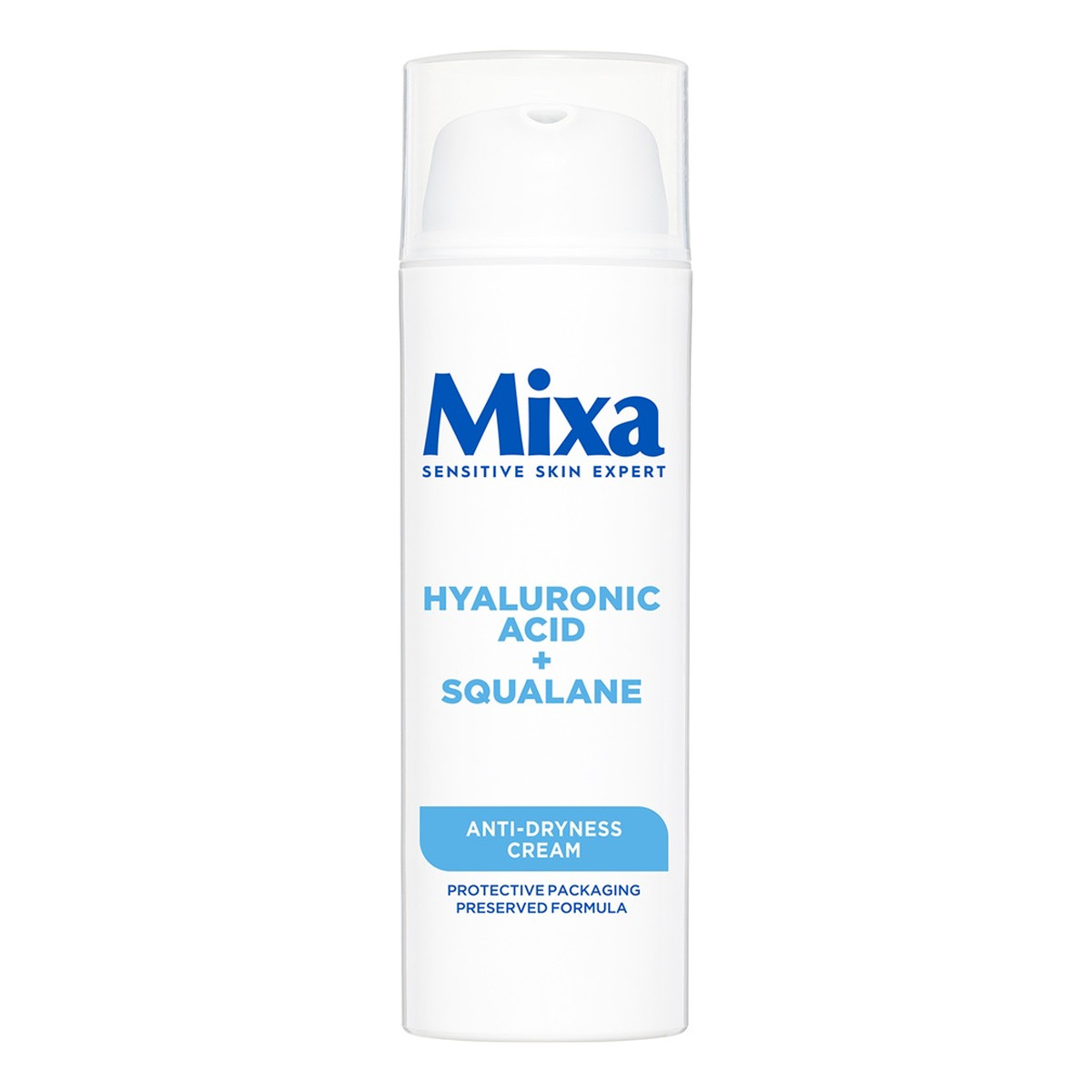 Mixa Krem nawilżający do twarzy przeciw przesuszeniom Kwas hialuronowy + Skwalan 50ml