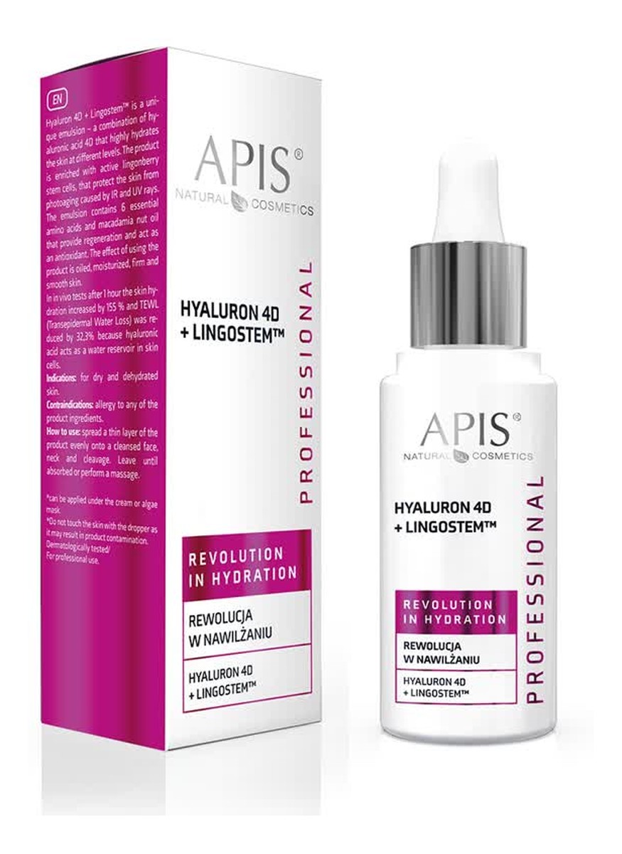 Hyaluron 4d + lingostem™ serum do twarzy