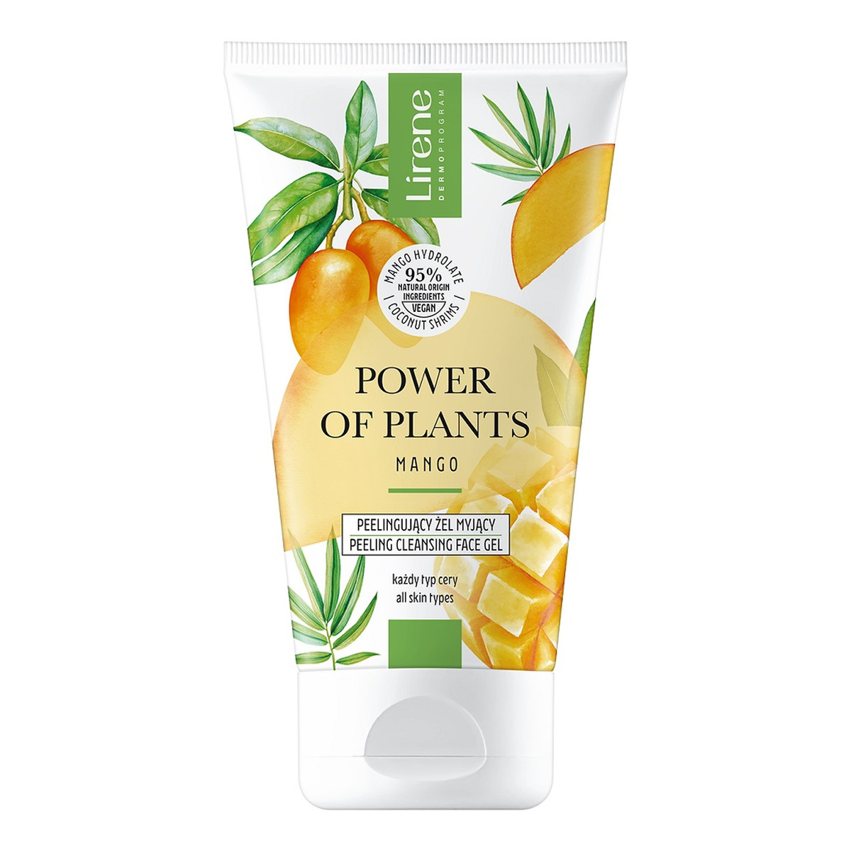 Lirene Power of Plants peelingujący Żel myjący mango 150ml