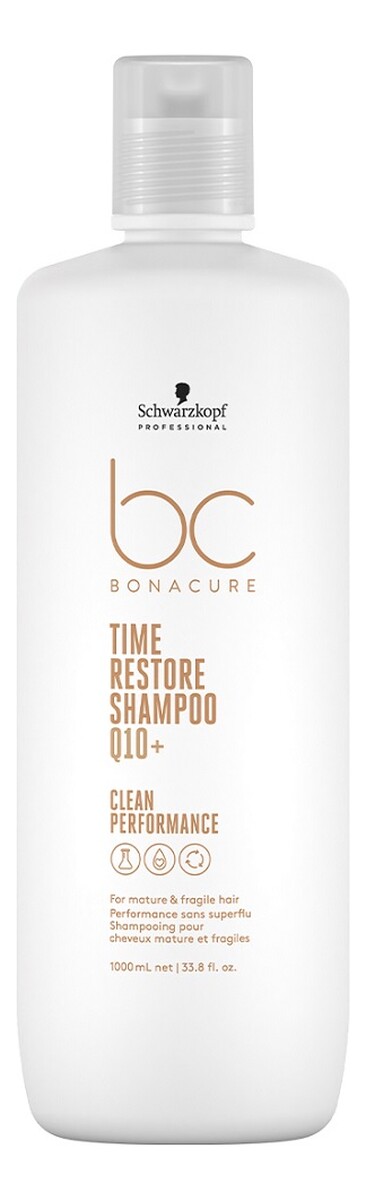 Bc bonacure time restore shampoo delikatnie oczyszczający szampon do włosów dojrzałych