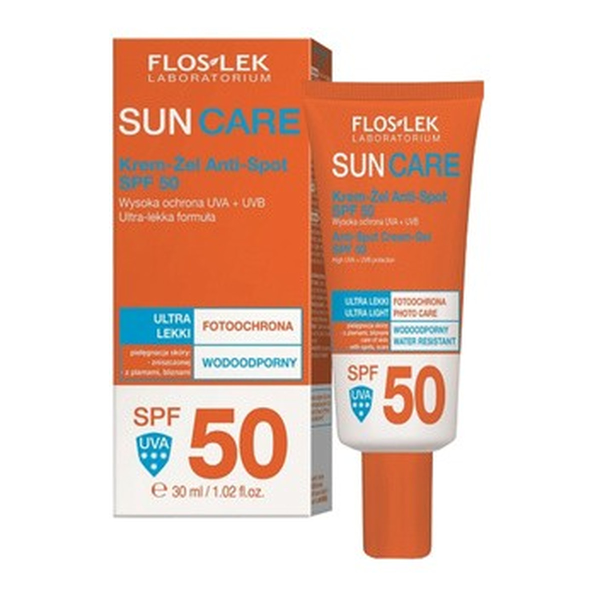 FlosLek Sun Care Krem-żel Anti-Spot SPF50 30ml