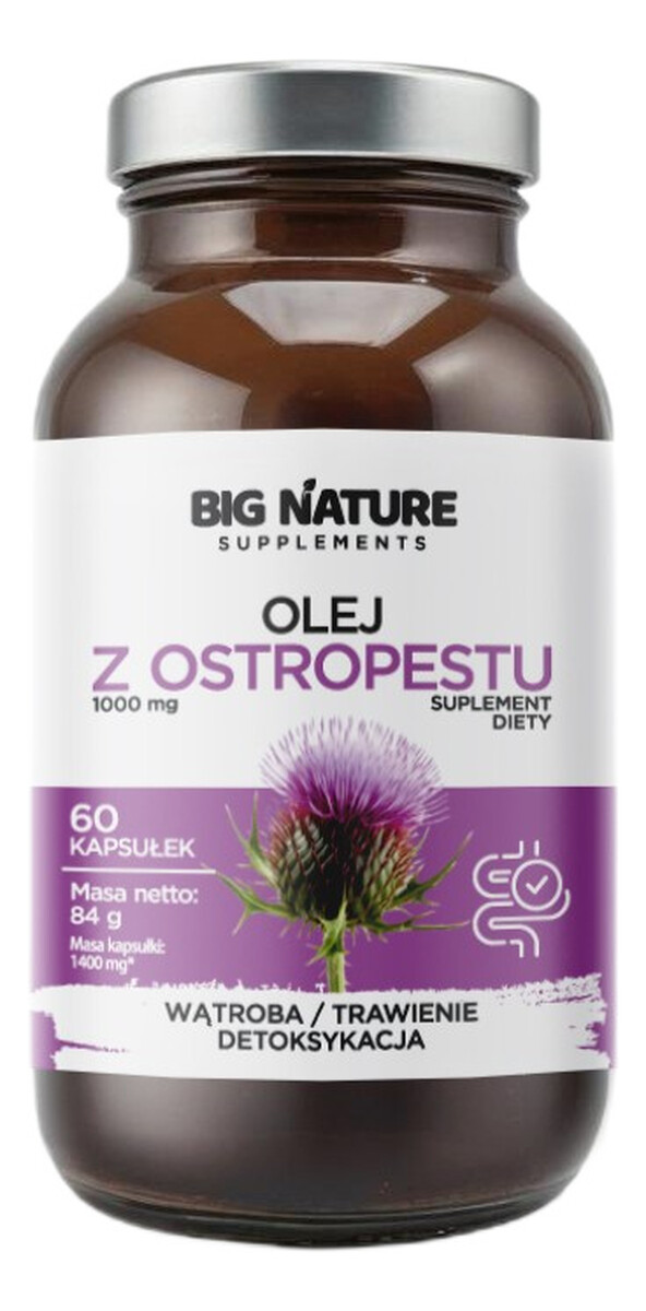 Olej z ostropestu suplement diety 60 kapsułek