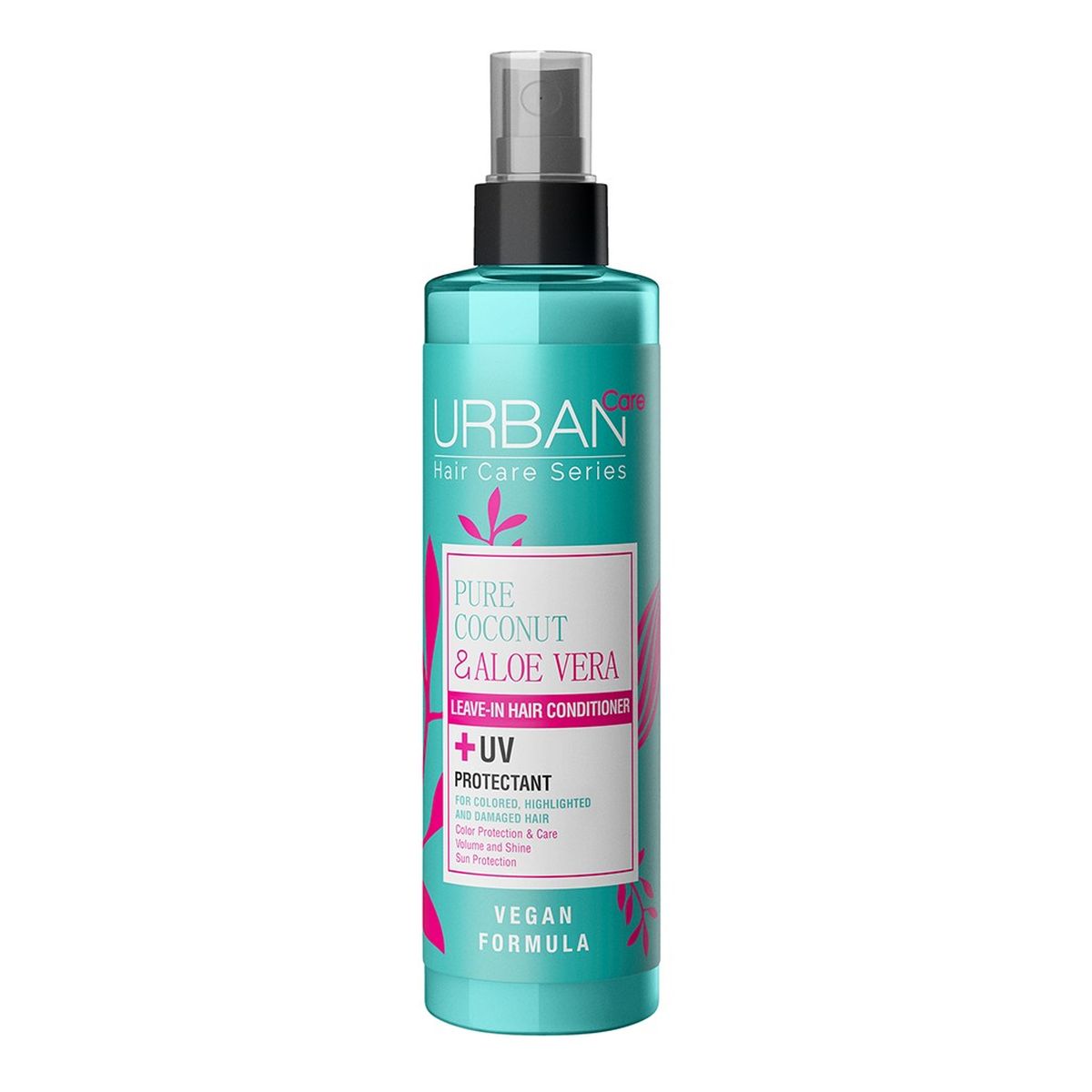 Urban Care Pure Coconut & Aloe Vera odżywka w sprayu do włosów farbowanych,rozjaśnianych i z pasemkami 200ml