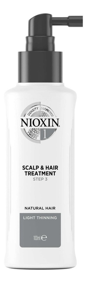 System 1 leave-in scalp & hair treatment kuracja bez spłukiwania do skóry głowy i włosów naturalnych lekko przerzedzonych