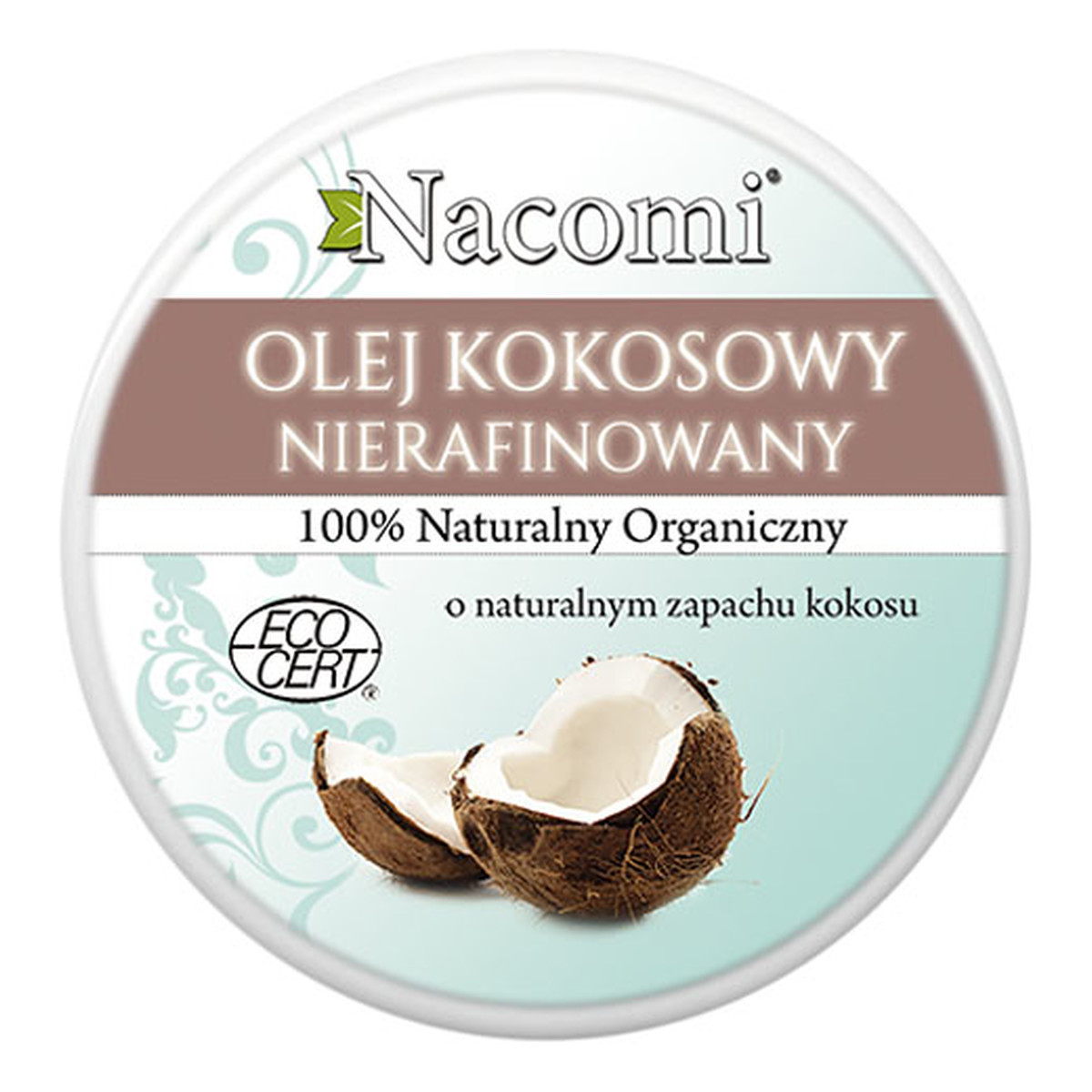 Nacomi Oil Olej Kokosowy Nierafinowany 200ml