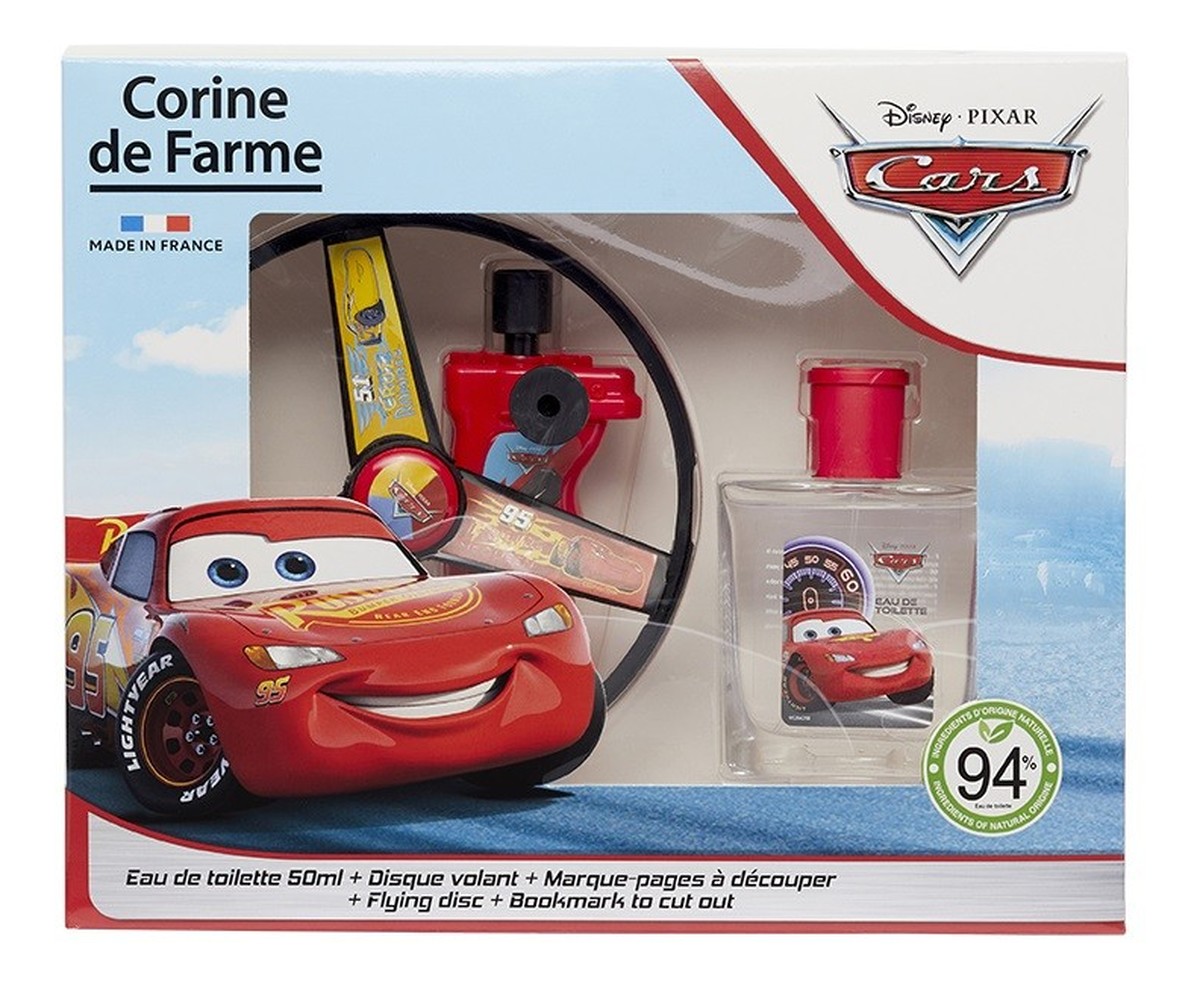Zestaw prezentowy dla chłopców Cars