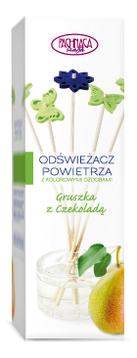 PACHNĄCE PATYCZKI Z OZDOBAMI GRUSZKA I CZEKOLADA