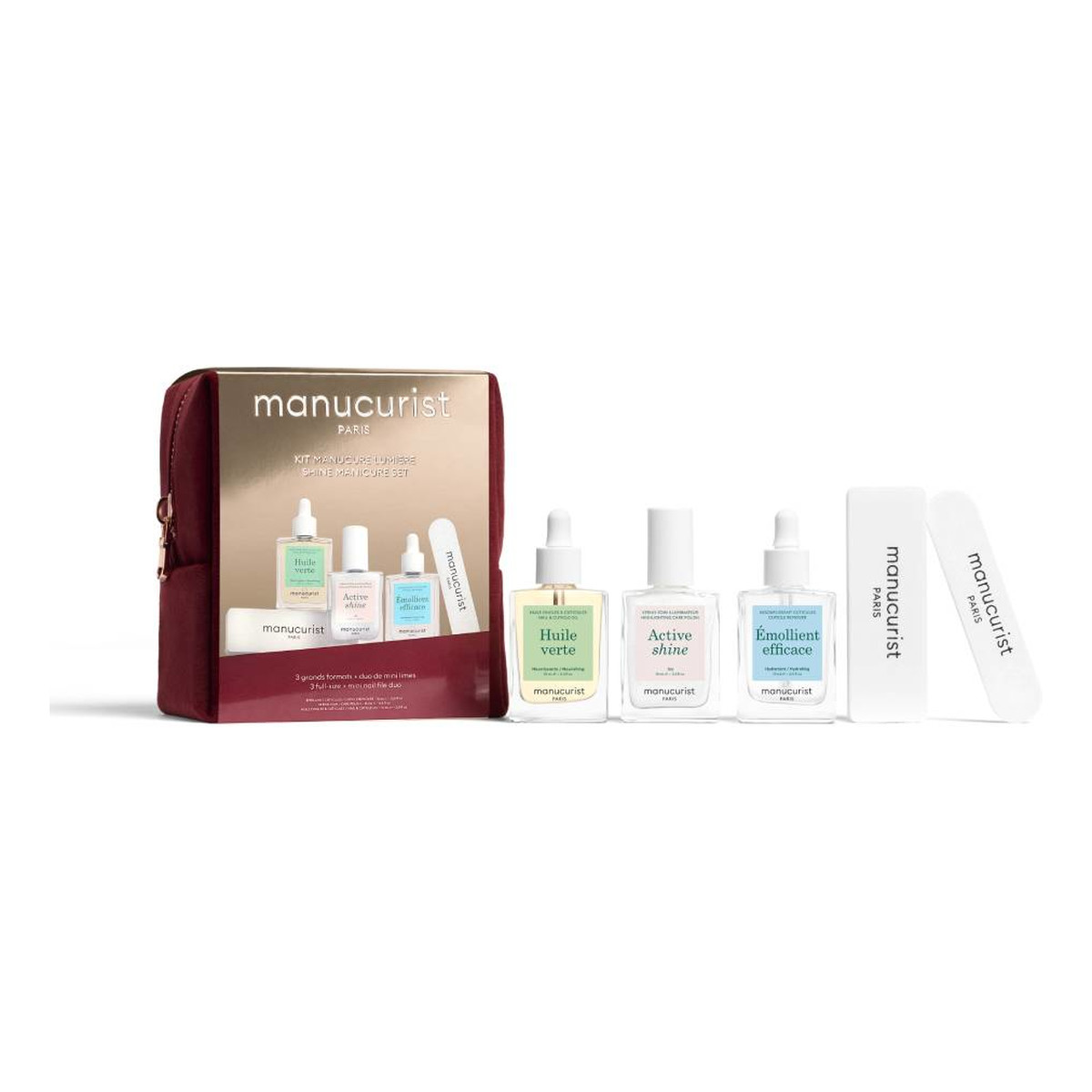 Manucurist Shine Manicure zestaw pielęgnacyjny do paznokci