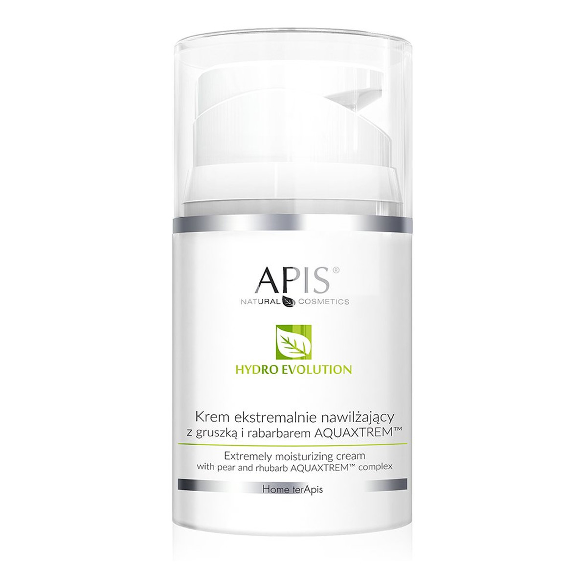 Apis Hydro Evolution krem ekstremalnie nawilżający z gruszką i rabarbarem AQUAXTREM™ 50ml