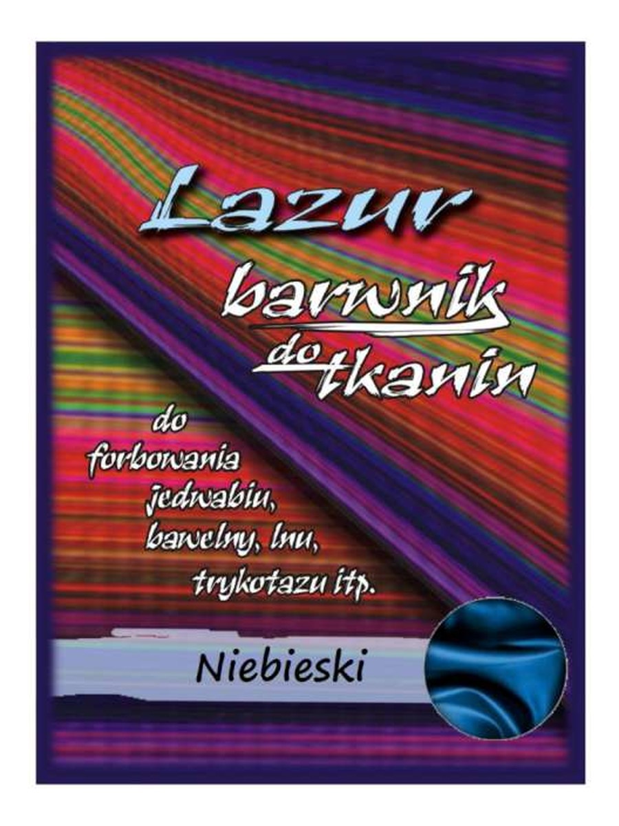 BARWNIK DO TKANIN NIEBIESKI