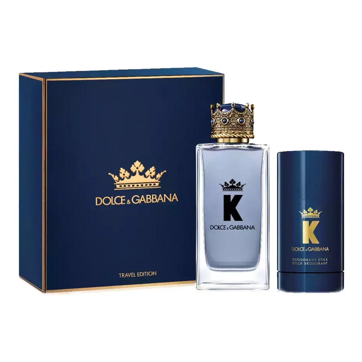 Dolce & Gabbana K by Dolce & Gabbana Zestaw woda toaletowa spray 100ml + dezodorant sztyft 75g