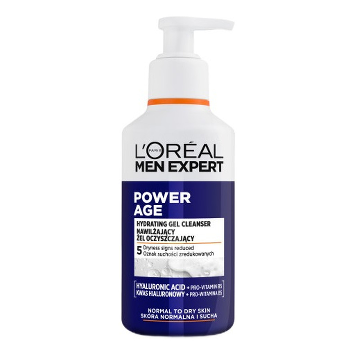 L'Oreal Paris Men Expert Power Age nawilżający Żel oczyszczający do skóry normalnej i suchej 260ml