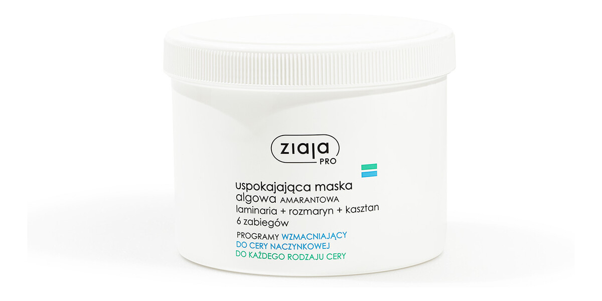 Maska uspokajająca algowa amarantowa