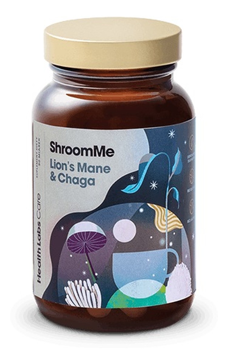 Shroomeme lion's mane & chaga suplement diety 90 porcji