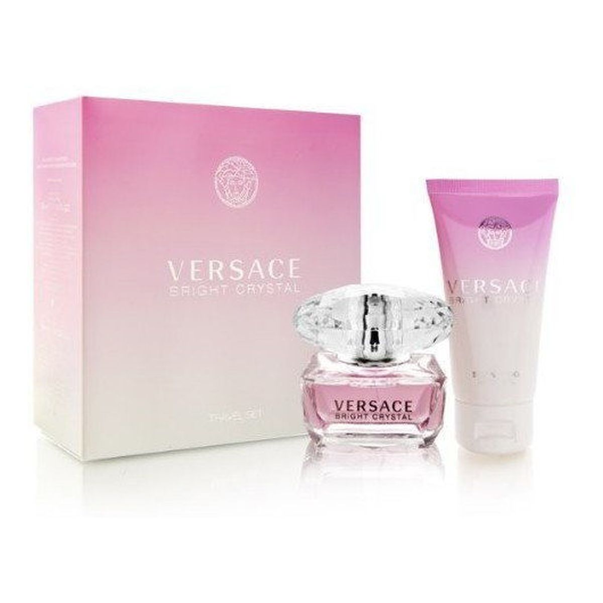 Versace Bright Crystal Zestaw prezentowy woda toaletowa 50ml + lotion do ciała