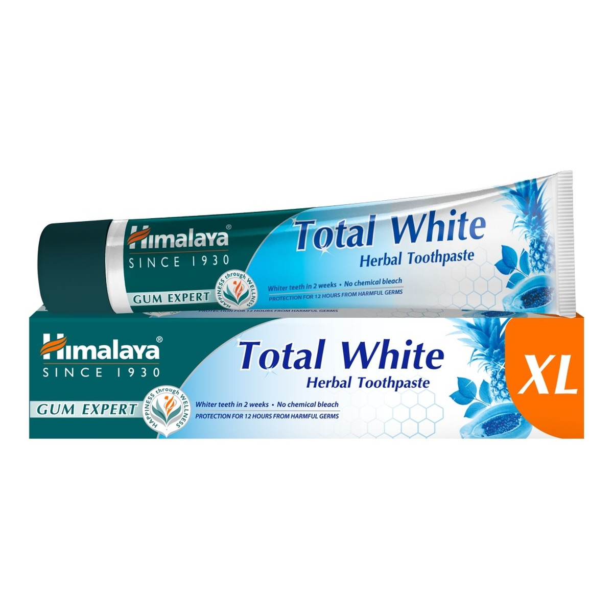 Himalaya Gum Expert Ziołowa wybielająca pasta do zębów Total White 100g