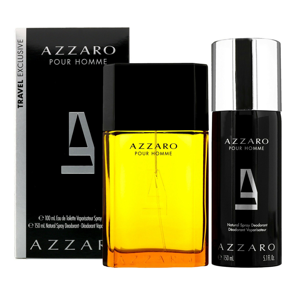 Azzaro Pour Homme zestaw (woda toaletowa 100ml + dezodorant 150ml)
