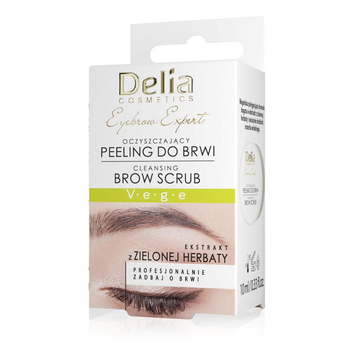 Delia Oczyszczający peeling do brwi 10ml