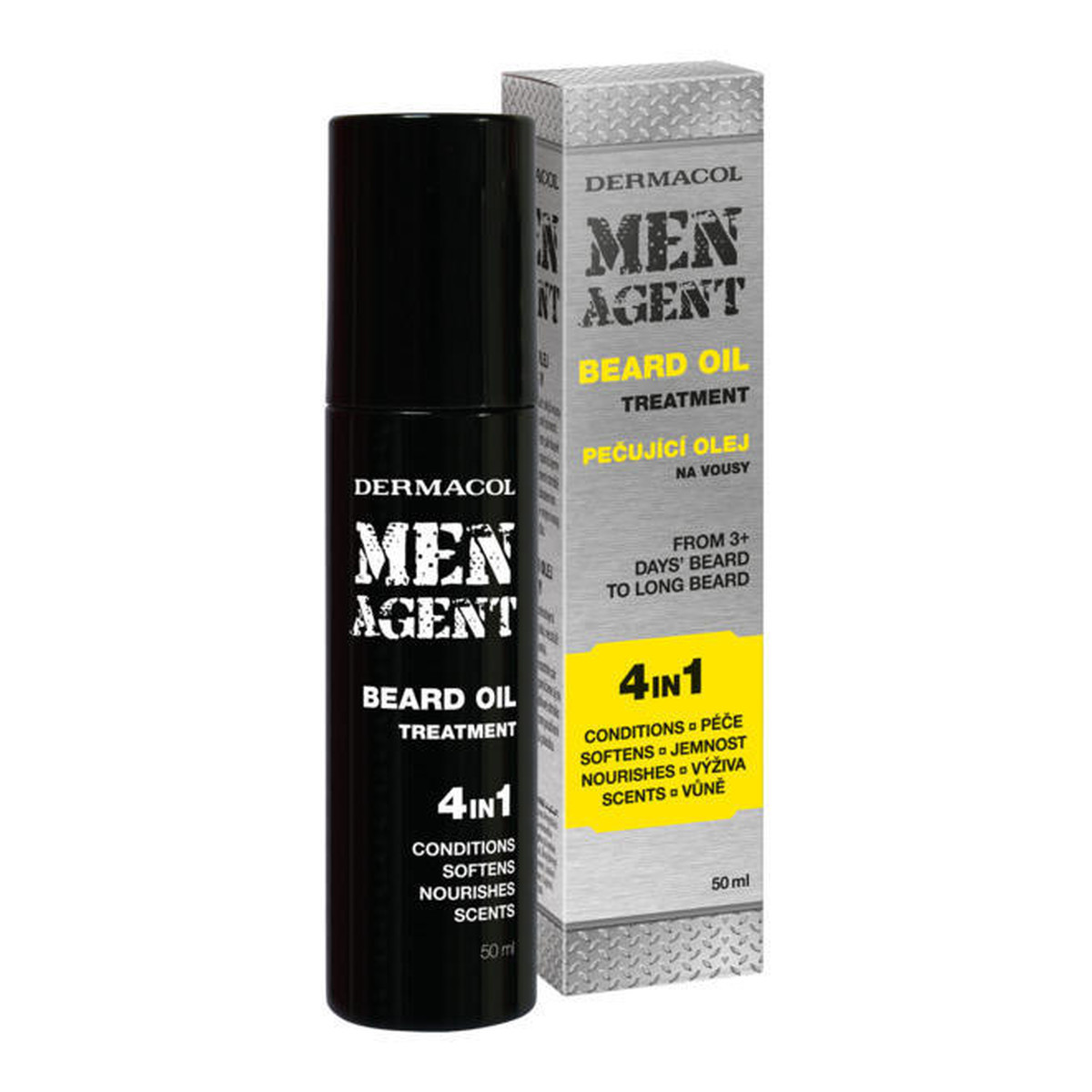 Dermacol MEN AGENT Beard oil treatment 4in1 olejek pielęgnacyjny do brody 50ml