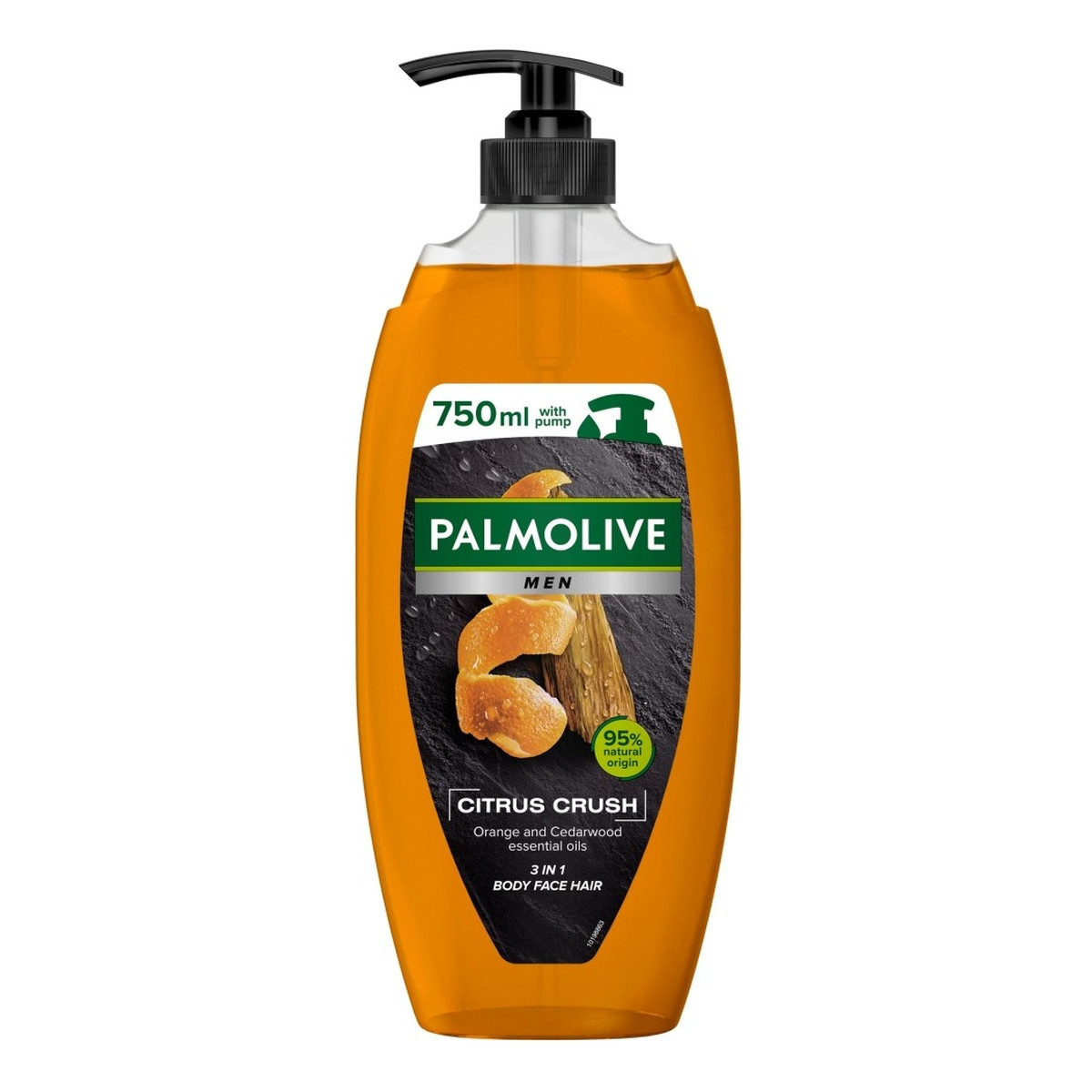 Colgate PALMOLIVE Men Żel pod prysznic 3w1 citrus crush-olejek pomarańczowy i drzewo cedrowe 750ml