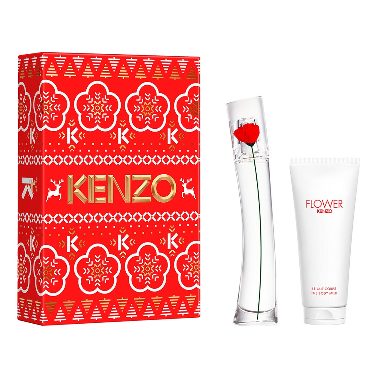 Kenzo Flower by Kenzo Zestaw woda perfumowana spray 30ml + mleczko do ciała 75ml
