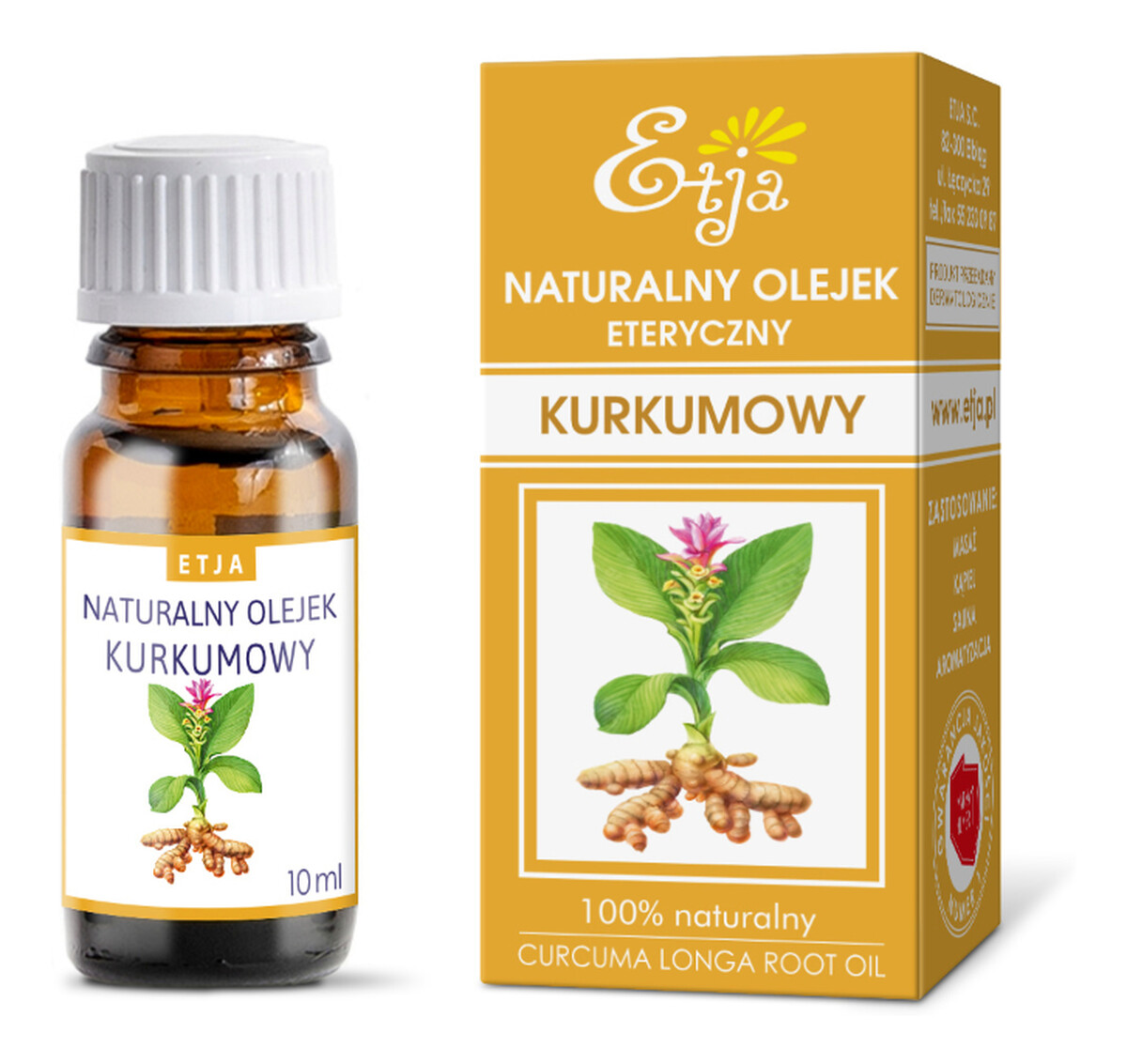 Naturalny Olejek Eteryczny Kurkumowy