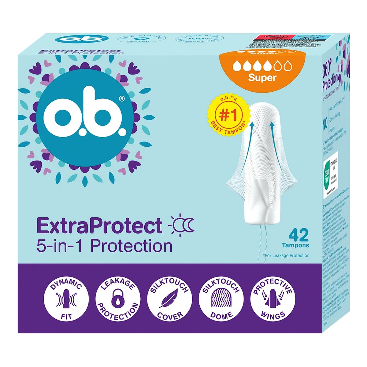 O.B. ExtraProtect Super tampony 42szt.
