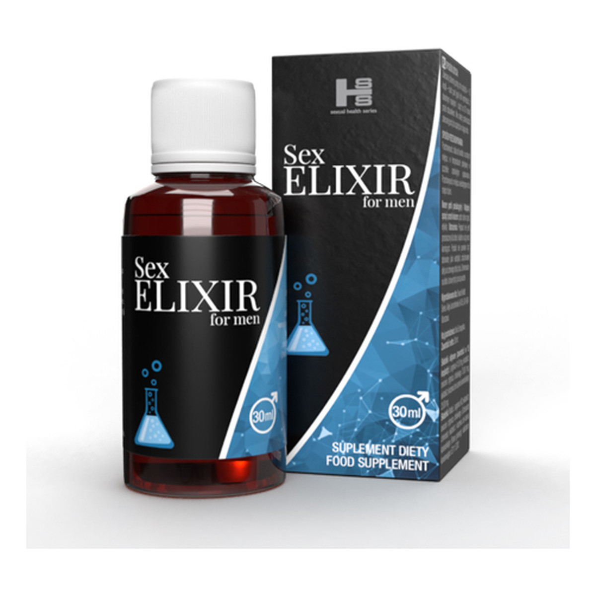 Sexual Health Series Sex elixir for men afrodyzjak dla mężczyzn suplement diety 30ml