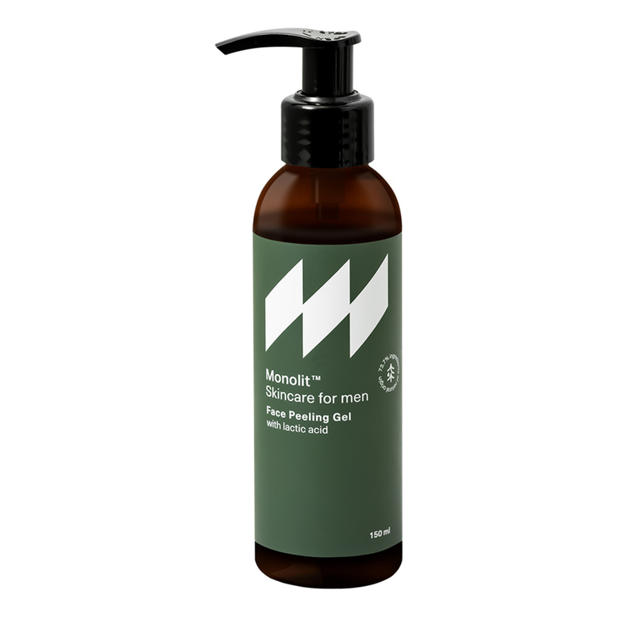 Monolit Skincare For Men peelingujący Żel do mycia twarzy z kwasem mlekowym 150ml