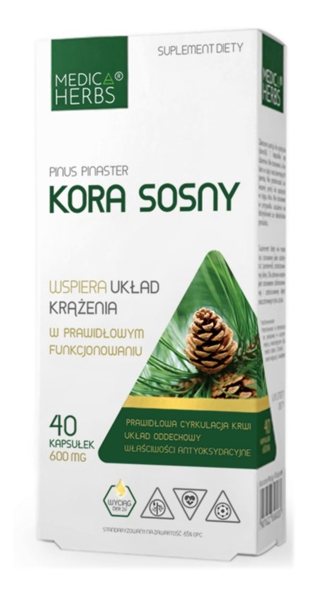 Kora Sosny suplement diety 40 kapsułek