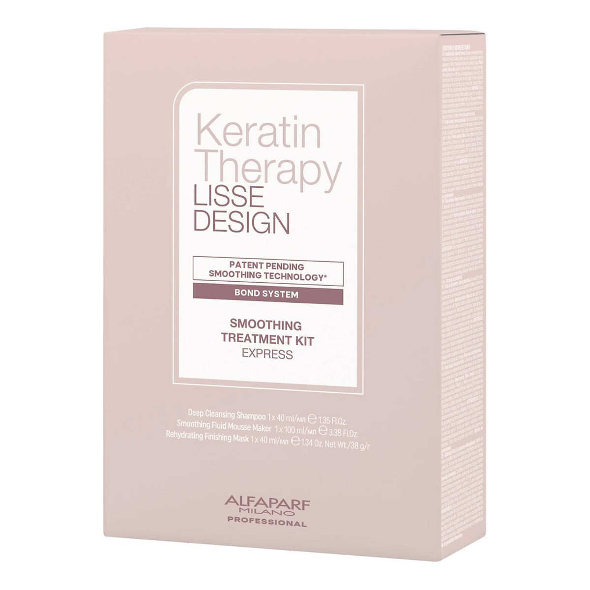 Alfaparf Keratin Therapy Lisse Design Smoothing Treatment Kit Zestaw do keratynowego prostowania włosów