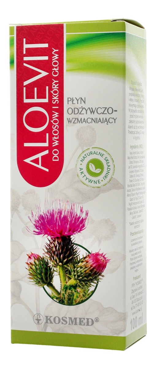 Aloevit Płyn odżywczo-wzmacniający do włosów i skóry głowy
