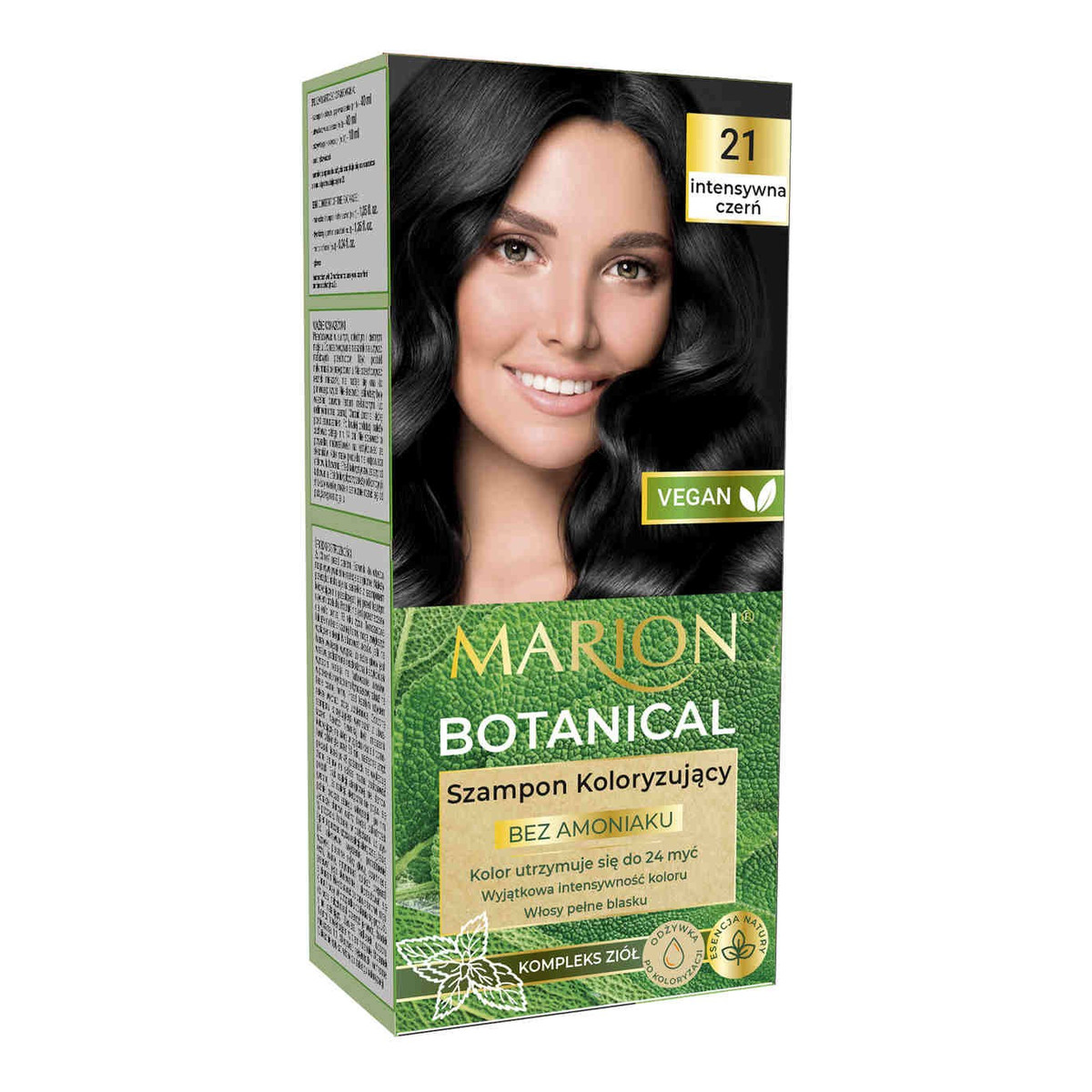 Marion Botanical Vegan Szampon koloryzujący bez amoniaku do 24 myć