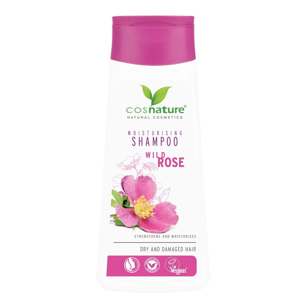 Cosnature Naturalny odżywczy szampon z dziką różą 200ml