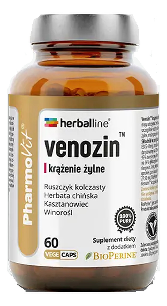Venozin Krążenie Żylne suplement diety 60 kapsułek
