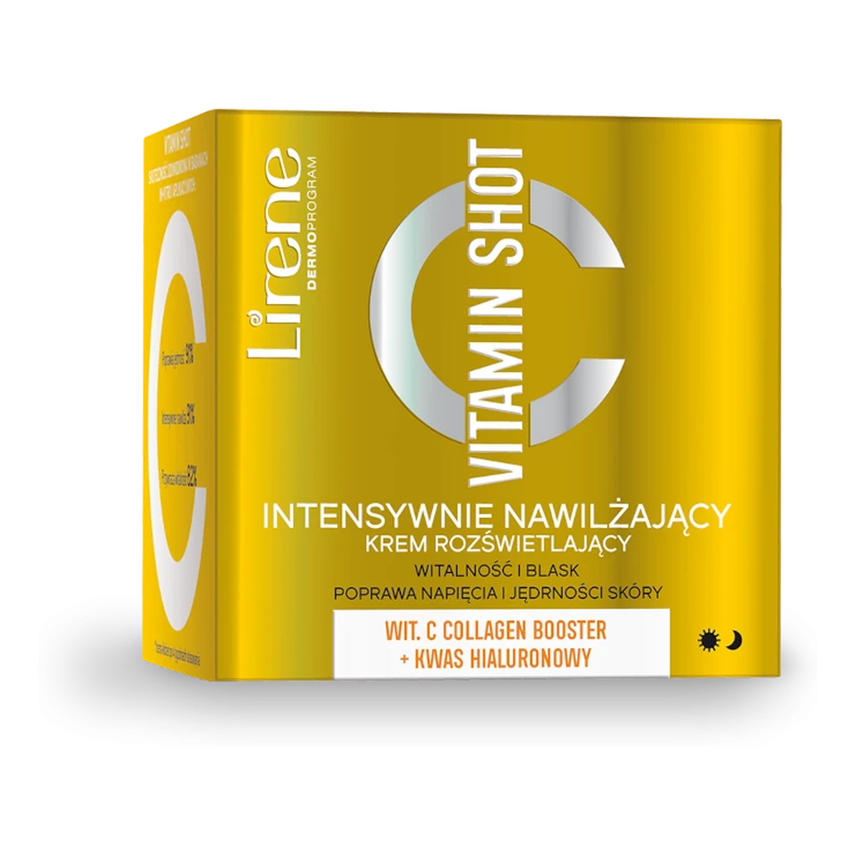 Lirene Vitamin Shot Intensywnie nawilżający krem rozświetlający 50ml