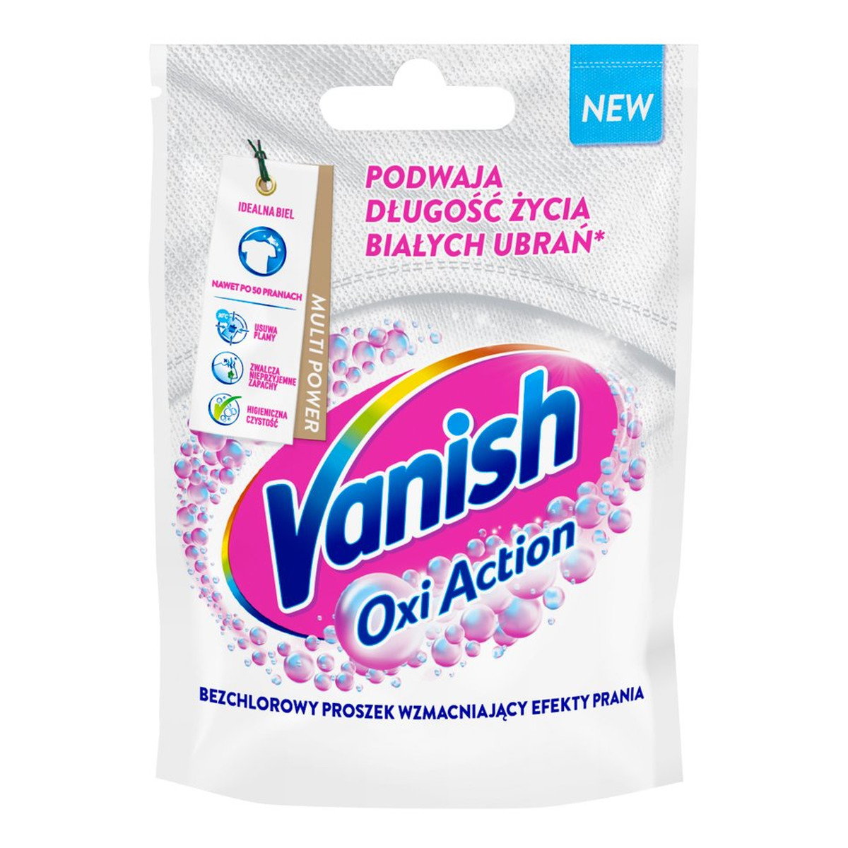 Vanish Odplamiacz do białych tkanin w proszku 30g
