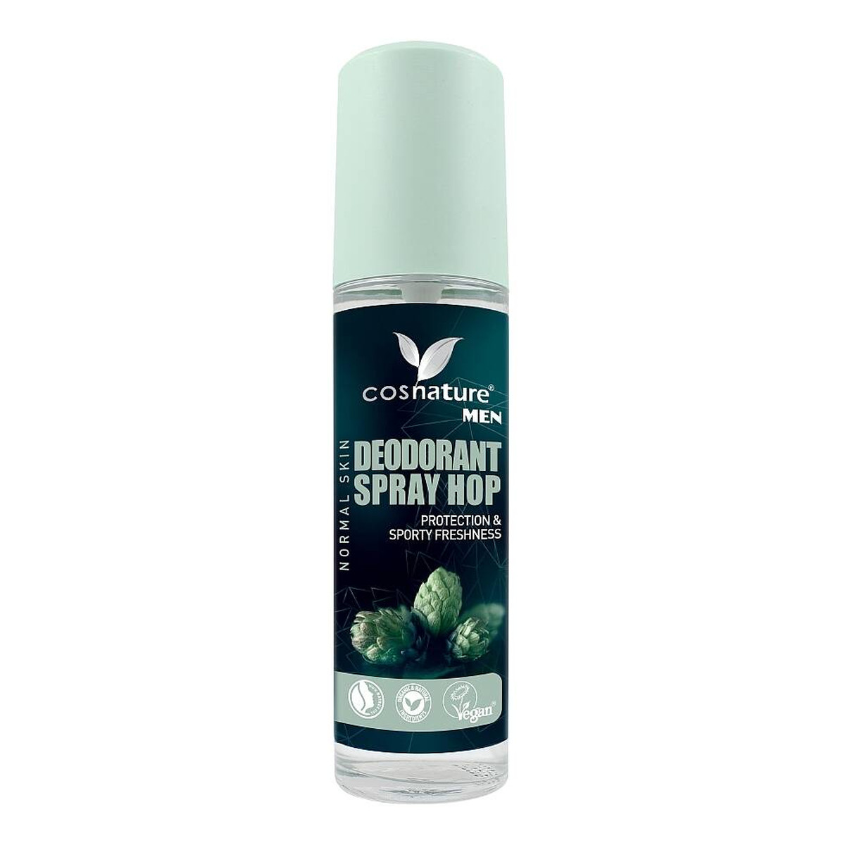 Cosnature Naturalny dezodorant w sprayu z wyciągiem z szyszek chmielu dla mężczyzn 75ml
