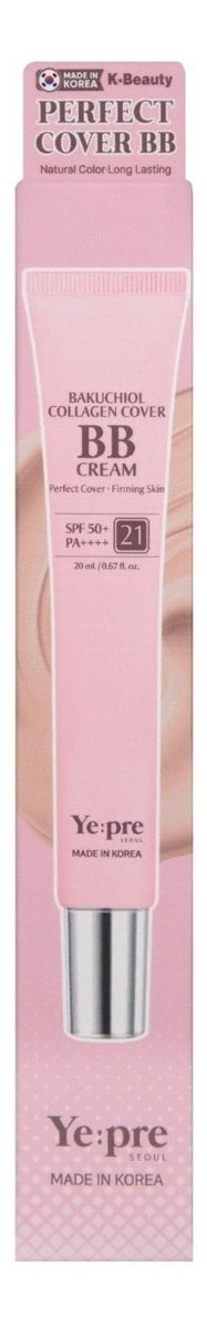 Krem BB Spf50 z bakuchiolem i kolagenem