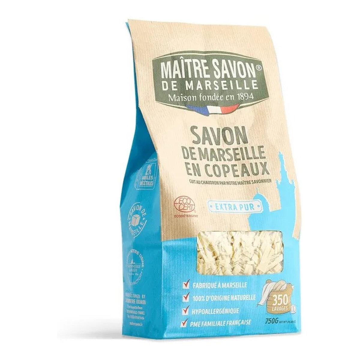 Maitre Savon Płatki mydlane z mydła marsylskiego 750g